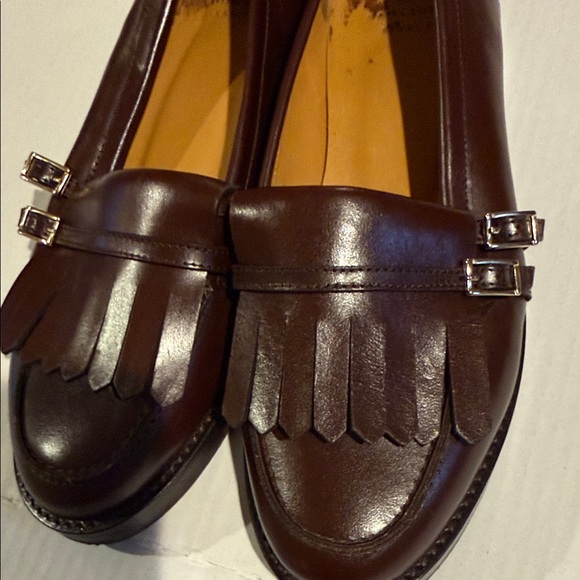 Sezane Brown Leather Loafers - Picture 5 of 6